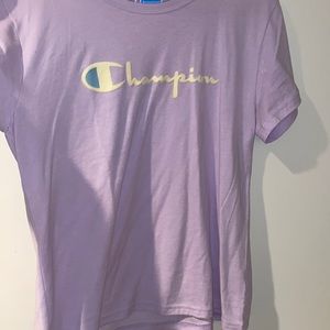 champion purple tee